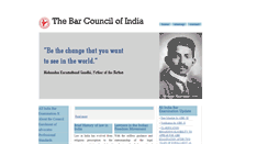Desktop Screenshot of barcouncilofindia.org
